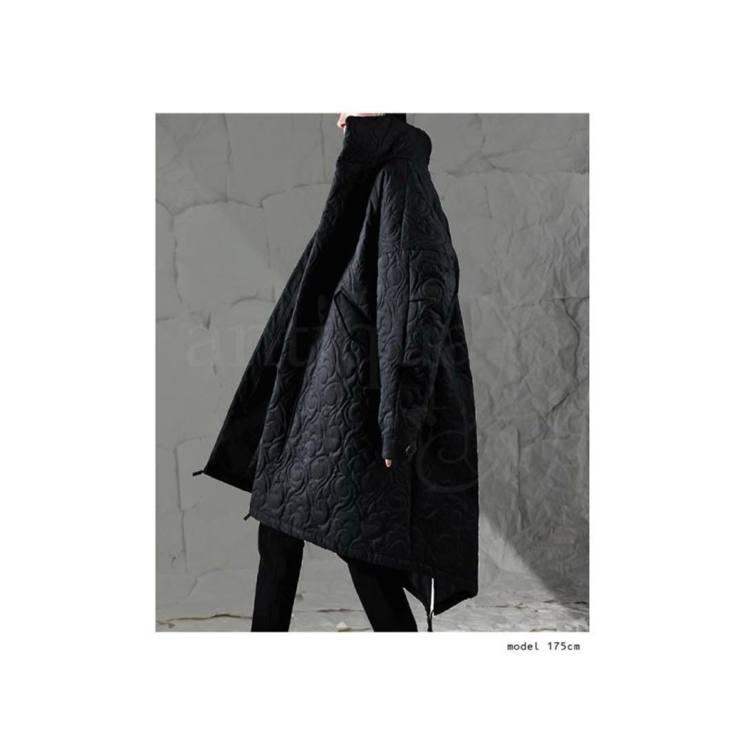 antiqua キルティング モッズコート レディース