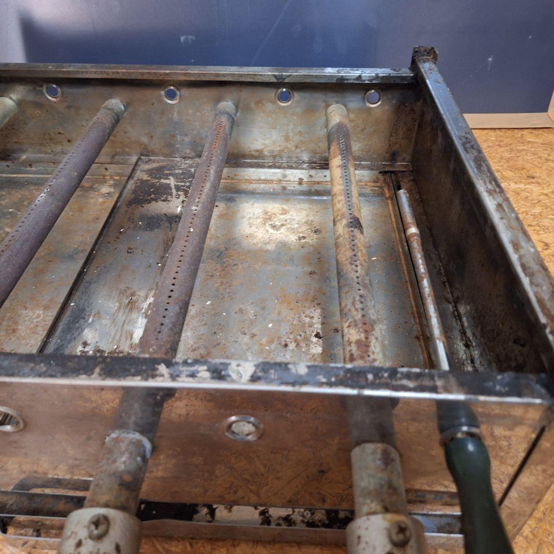 都市ガス　焼き台　ステンレス　業務用　グリル