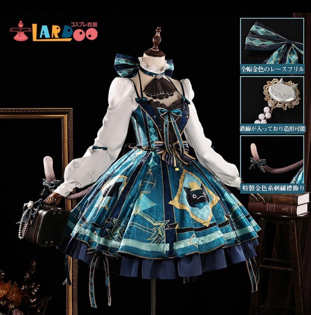 原神　韓国コラボカフェ　リネット　コスプレ フルセット　衣装 Sサイズ靴ウィッグ
