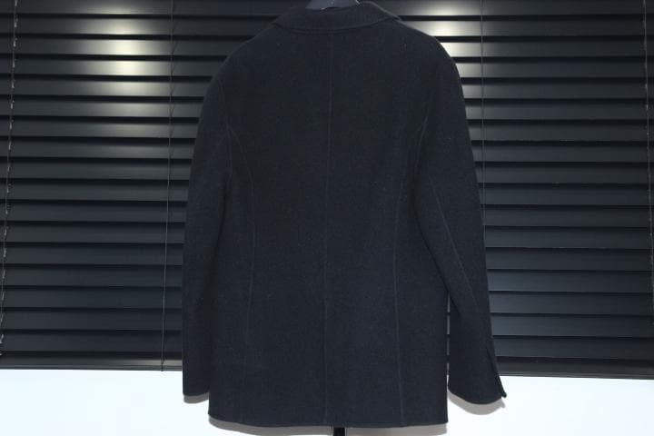 ETRE TOKYO ルーズリバージャケット S ウール 黒 エトレトウキョウ