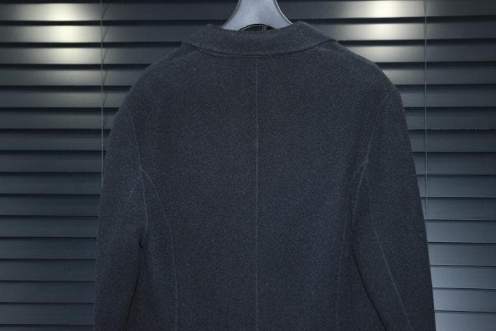 ETRE TOKYO ルーズリバージャケット S ウール 黒 エトレトウキョウ