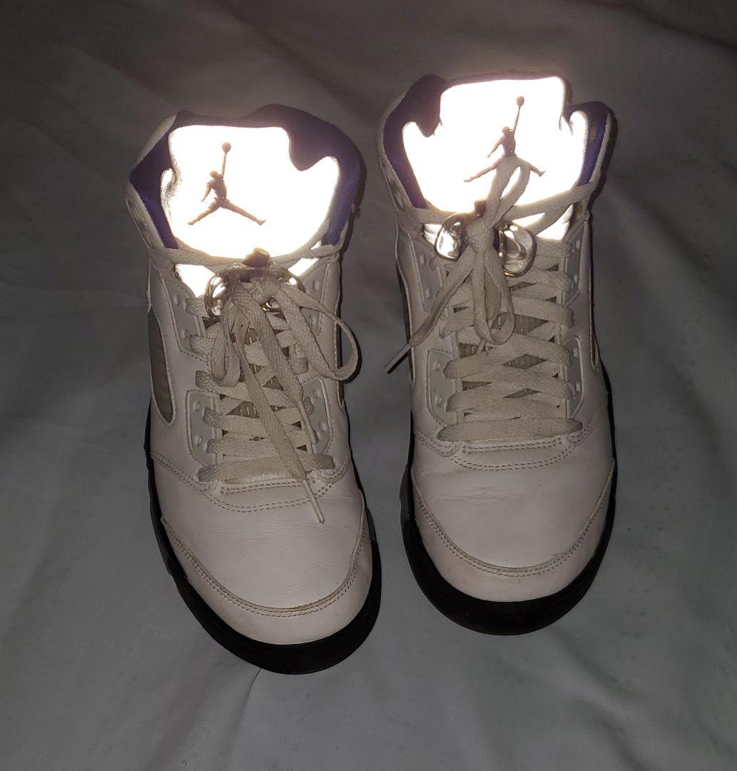 Air Jordan 5 ホワイト/パープル