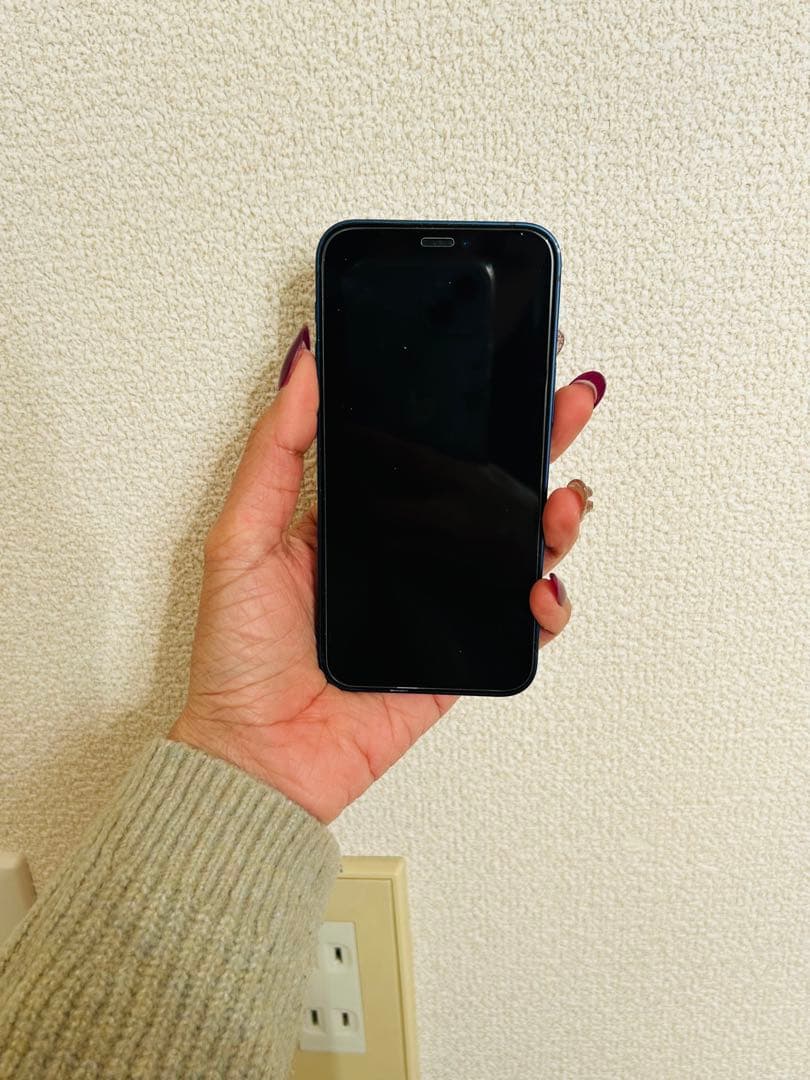 Apple iPhone 12 青色 本体 元の箱付き