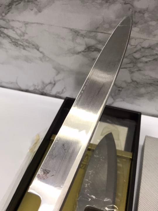 再値下！【保管品】三条　廣朋　包丁　刺身包丁　出刃包丁　北陸新幹線　記念　レア