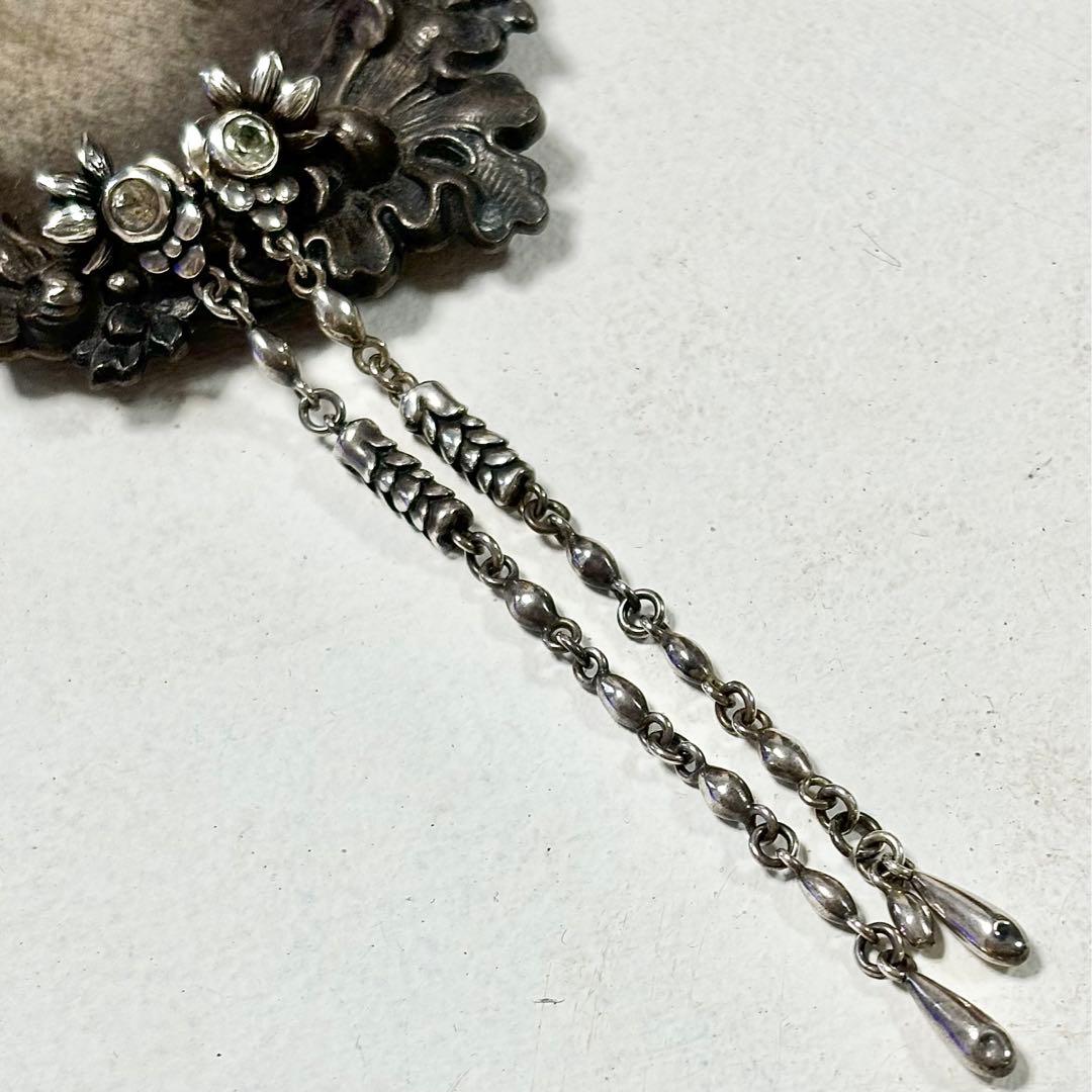 専用　　シルバー925 ブラッディマリー　ウォーターローズピアス k18 両耳