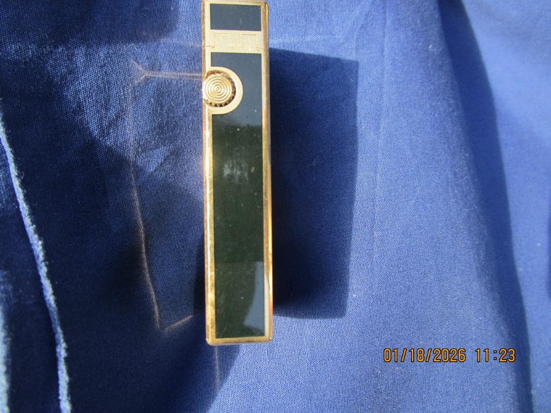 ダンヒル　ガスライター　箱・説明書あり　発火未確認　程度は良さそうです。