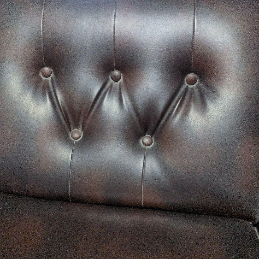 ダークブラウン 1人掛けソファ