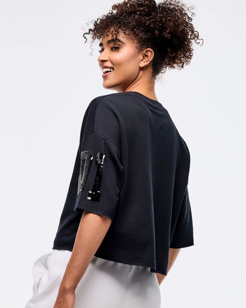 新品　正規品　ズンバ　X S スパンコール　Tシャツ　トップス