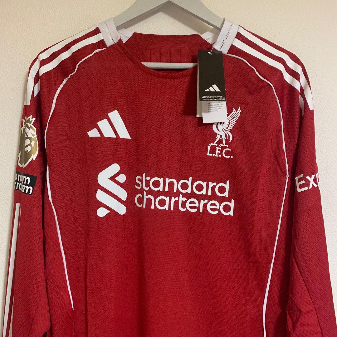 リヴァプールユニフォームホーム25/26エキティケ長袖