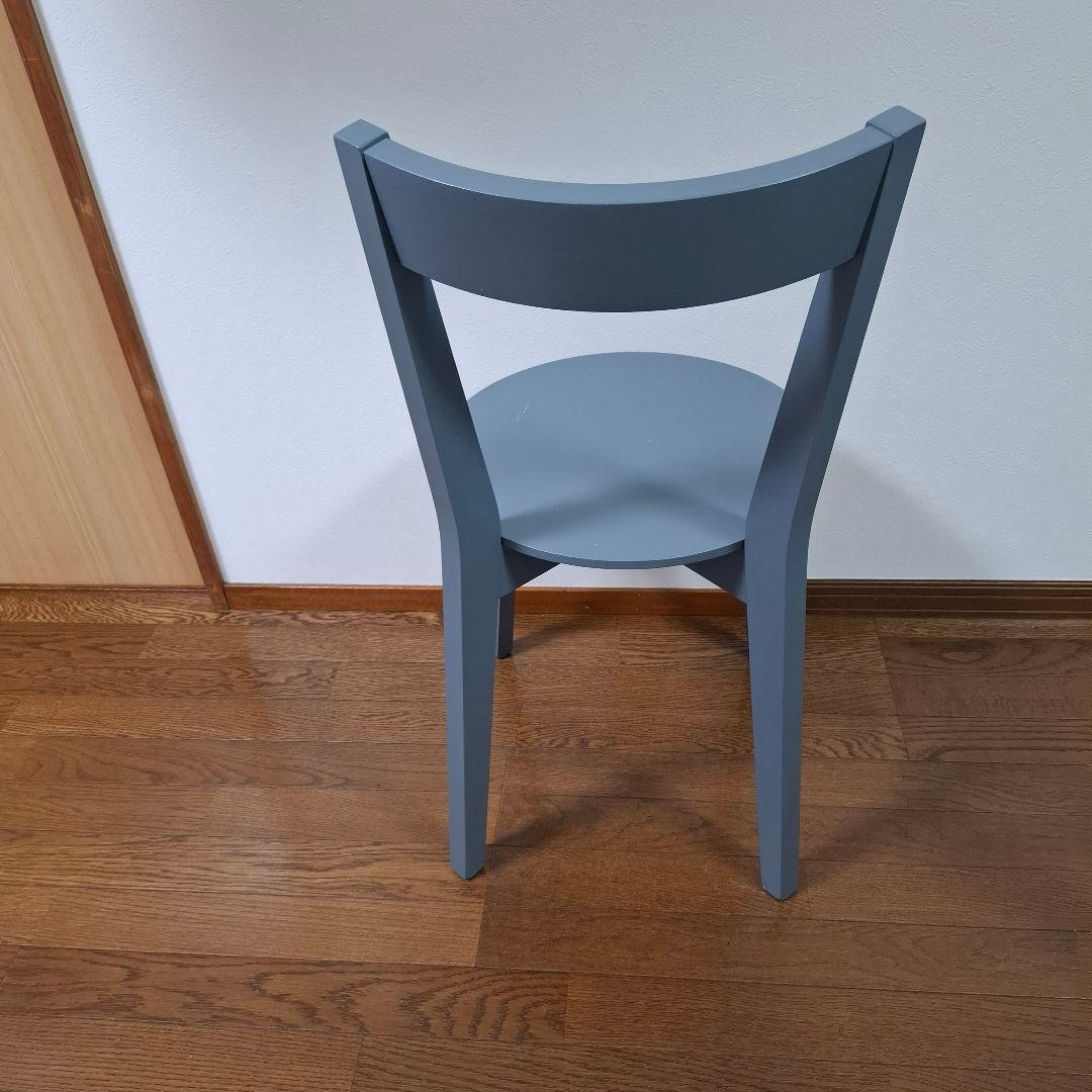 藤栄 ホアチェア 1脚 ダイニングチェア 北欧風 パープルグレー 廃盤カラー