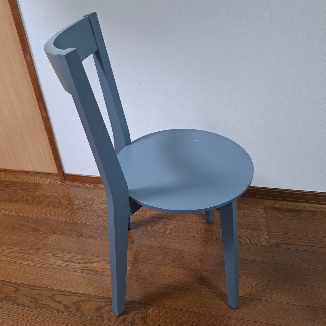 藤栄 ホアチェア 1脚 ダイニングチェア 北欧風 パープルグレー 廃盤カラー