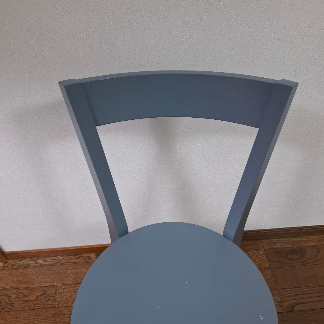 藤栄 ホアチェア 1脚 ダイニングチェア 北欧風 パープルグレー 廃盤カラー