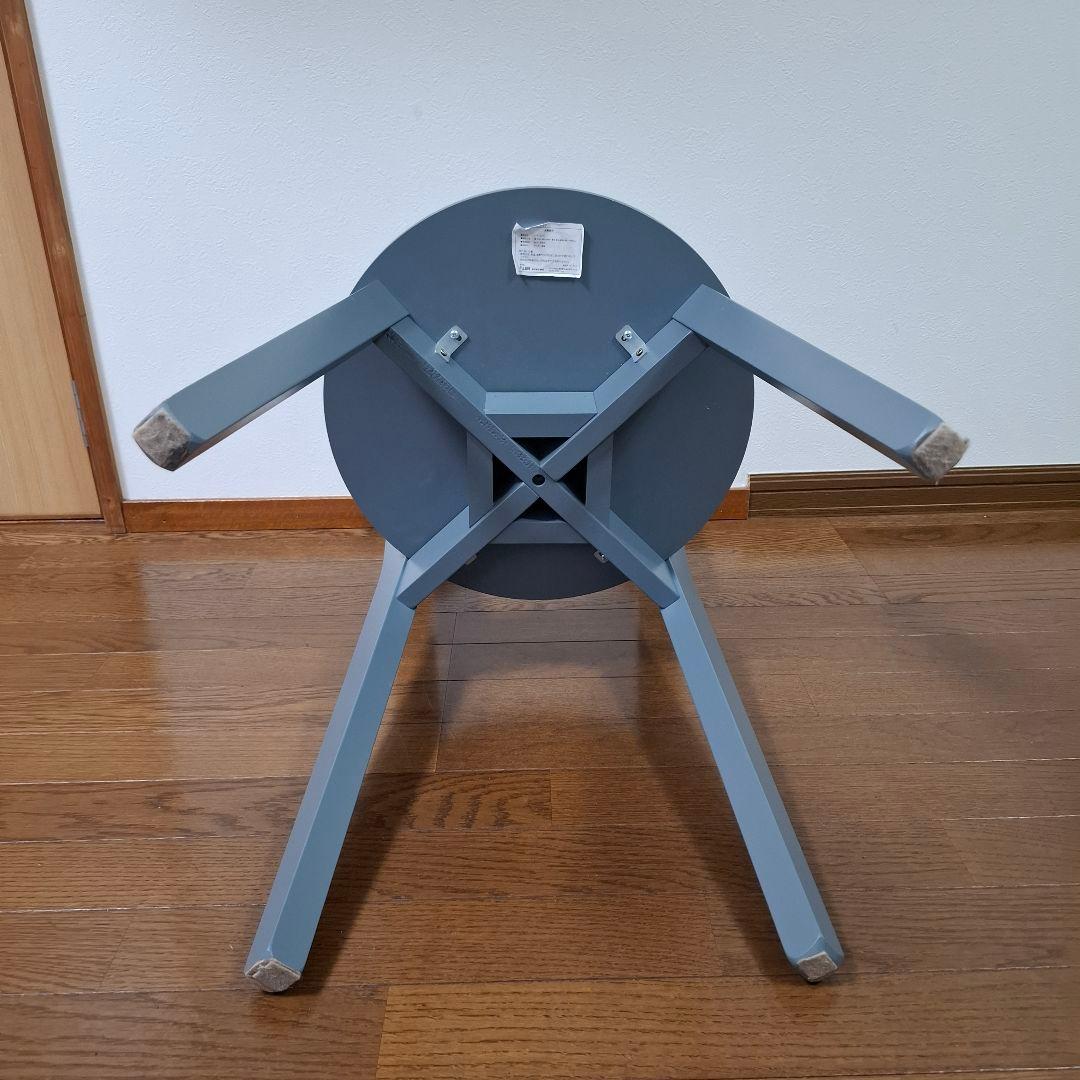 藤栄 ホアチェア 1脚 ダイニングチェア 北欧風 パープルグレー 廃盤カラー