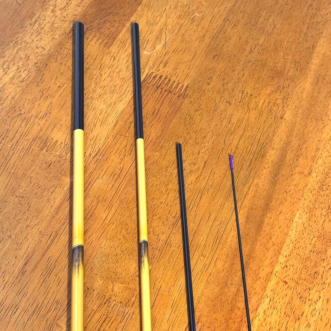 別作 白眉 八 8尺 へら竿 ヘラブナ 4本継 釣竿 ロッド