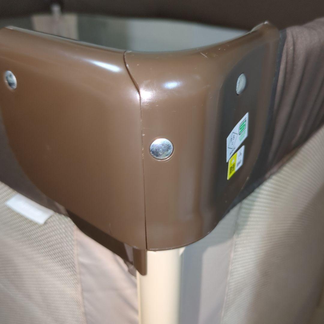 【美品】 アップリカ ココネル ベビーベッド ココア ブラウン プレイヤード