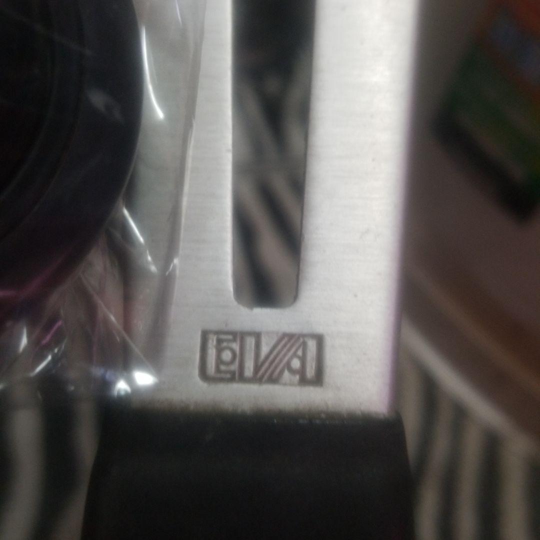 当時物 EVA antares ステアリングホイール 黒/シルバー