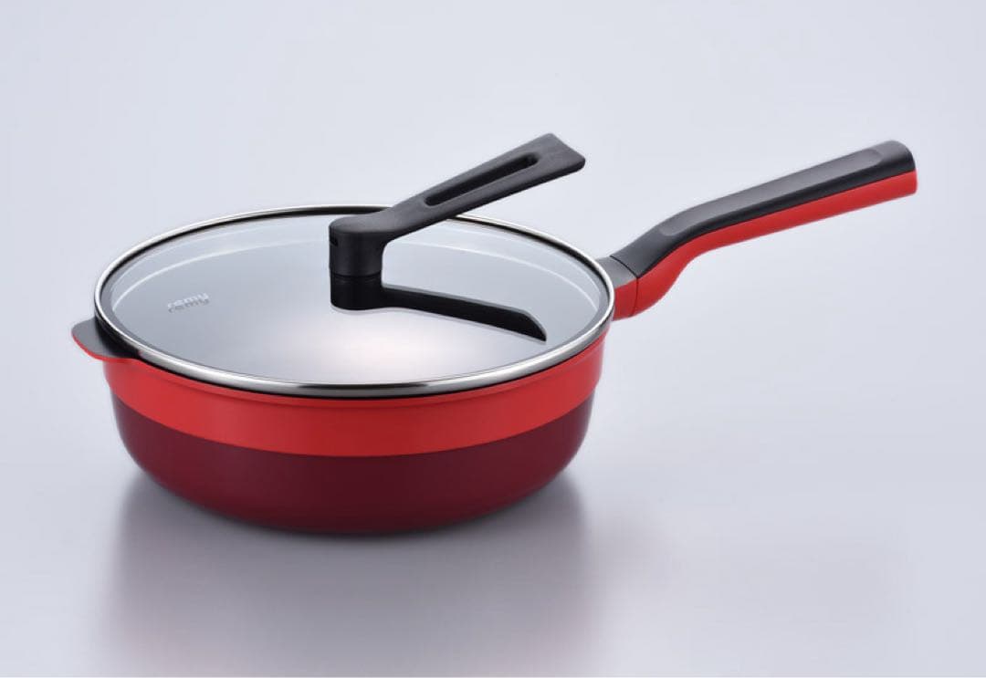 【新品未使用】Remy pan + レミパンプラス RHF-302 レッド