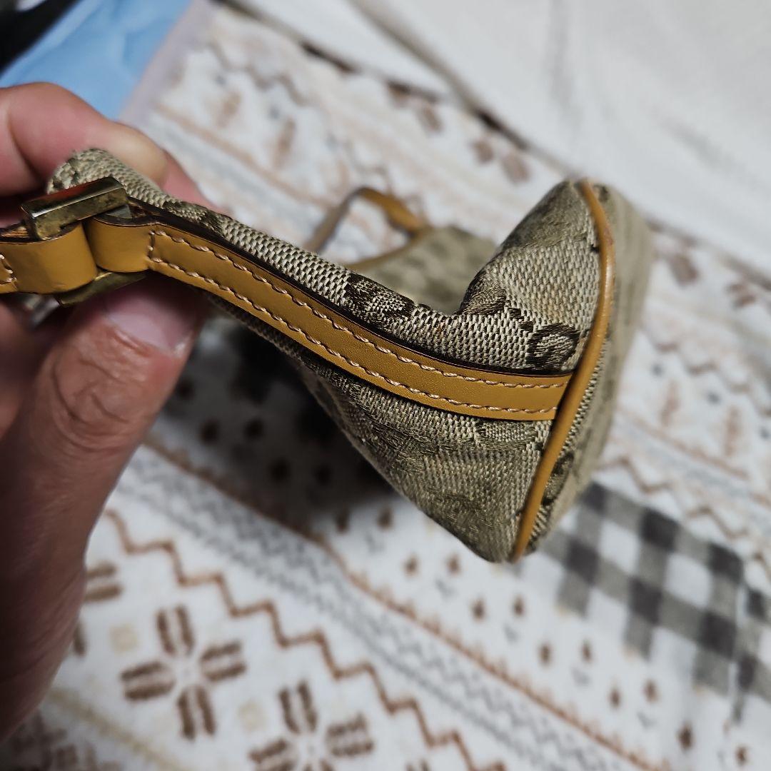 P*e様 GUCCI ベージュ GGパターン ハンドバッグ