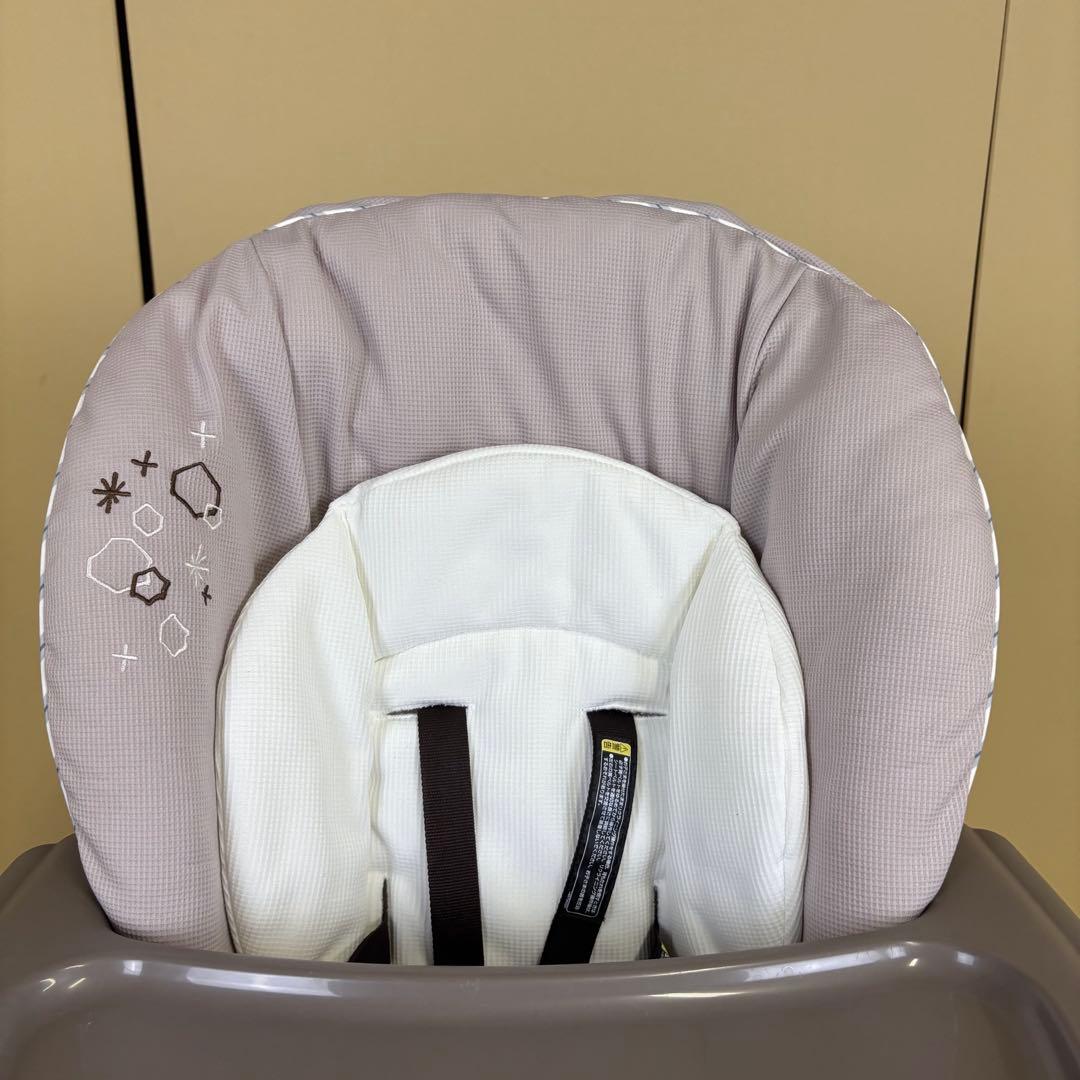 極上クリーニング済　☆綺麗☆　コンビ　ハイローベッド＆チェア　ネムリラ　グレー