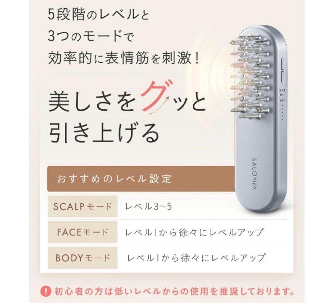 【送料込み】SALONIA EMSリフトブラシ