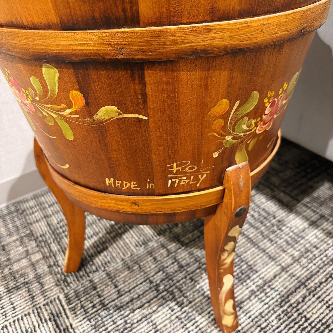 イタリア製　木製プランター