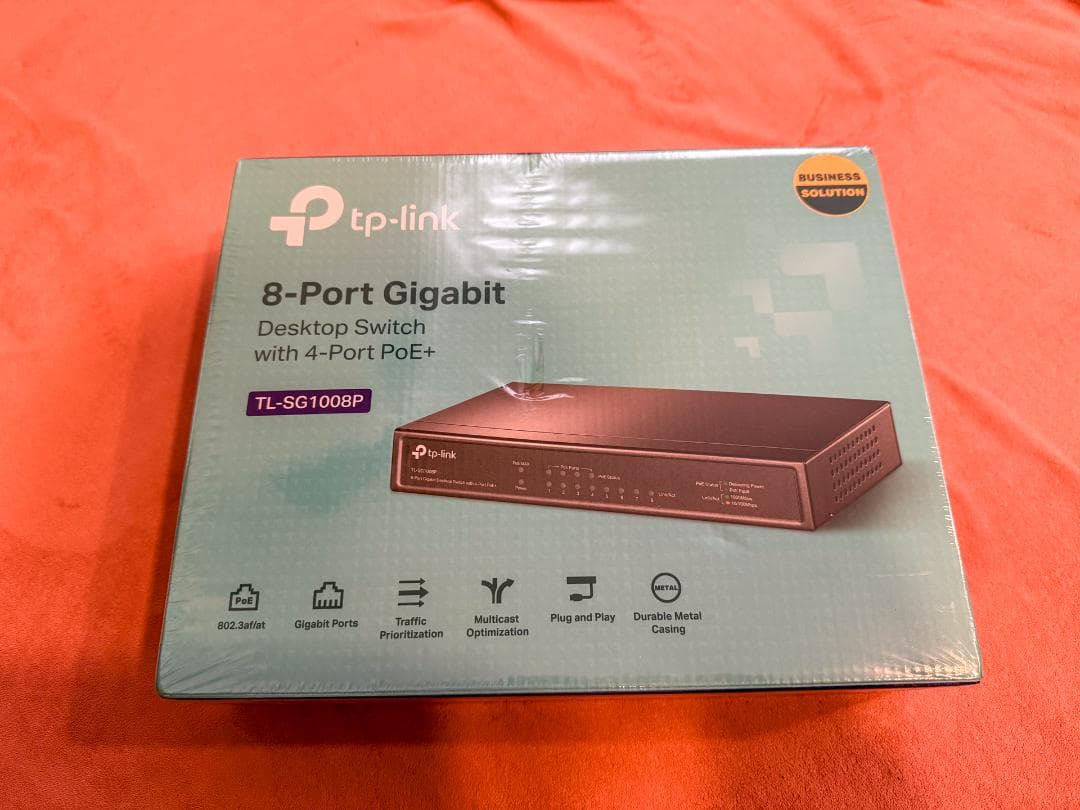 TP-Link 8ポートスイッチ TL-SG1008P