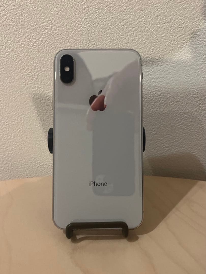 iPhone X 256gb シルバー (ホワイト)カバーと充電器付 シムフリー