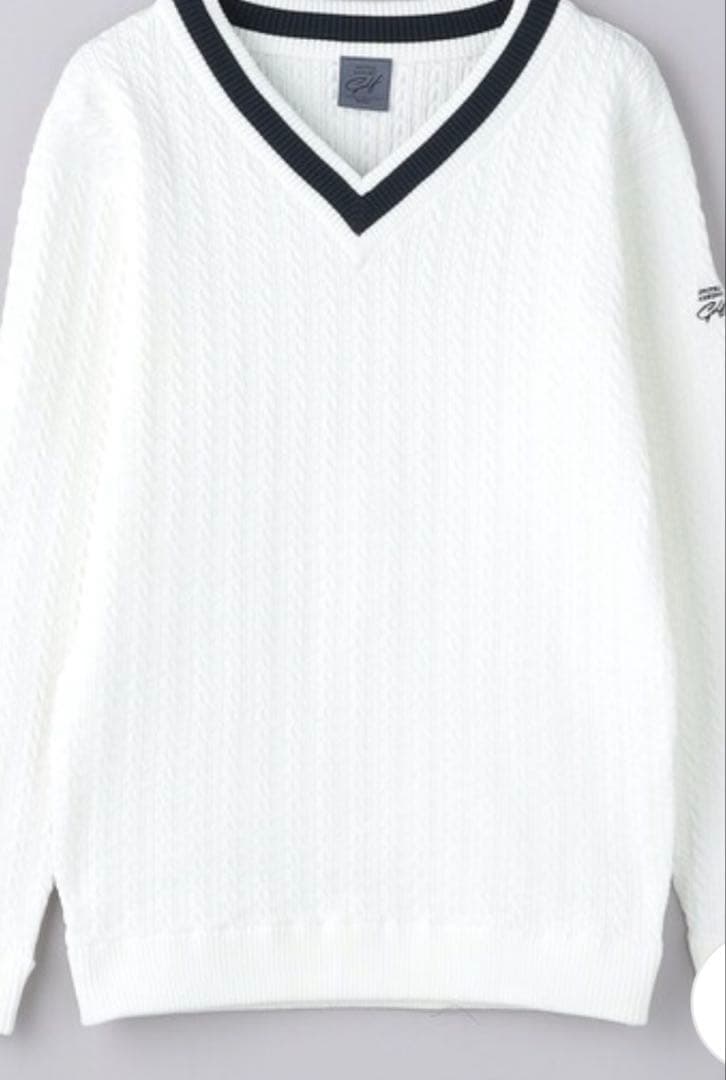 【未使用】UNITED ARROWS GOLF Ｖネックプルオーバーニット