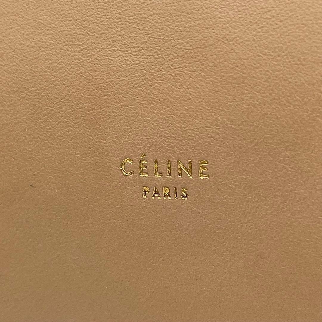 CELINE ワンショルダーバッグ 肩掛け ロゴ入り フィービー期 保存袋付き
