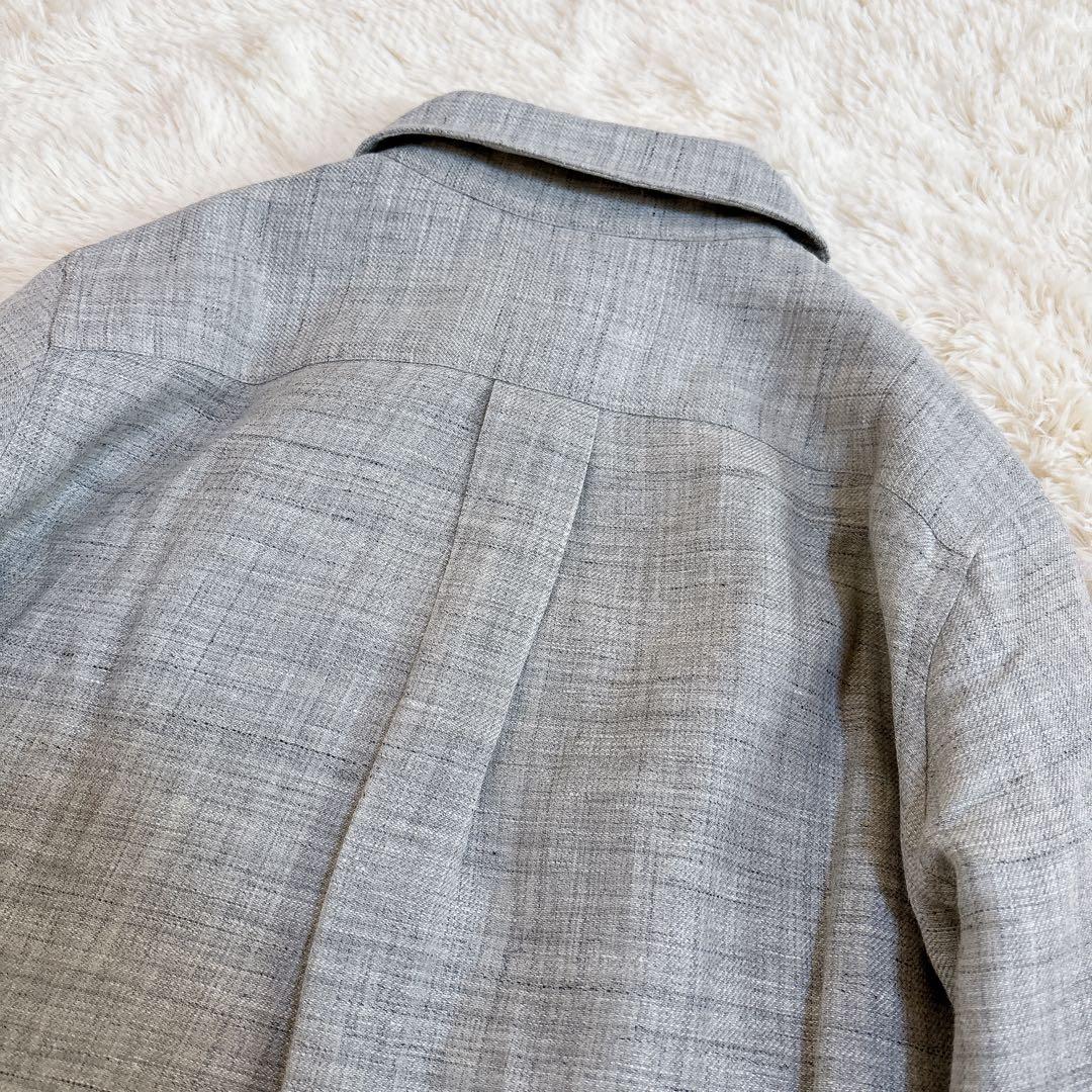 MADISONBLUE マディソンブルー ウール リネン シャツマダムシャツ