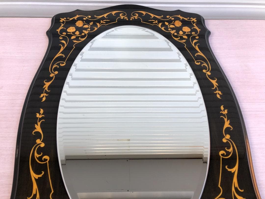 Demain ドマン 壁掛けミラー イタリーコレクション 象嵌細工 鏡