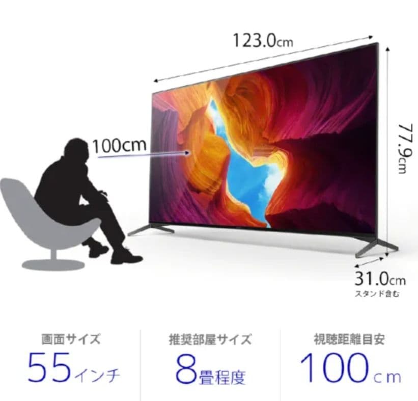 SONY BRAVIA KJ-55X9500H（2020年製）