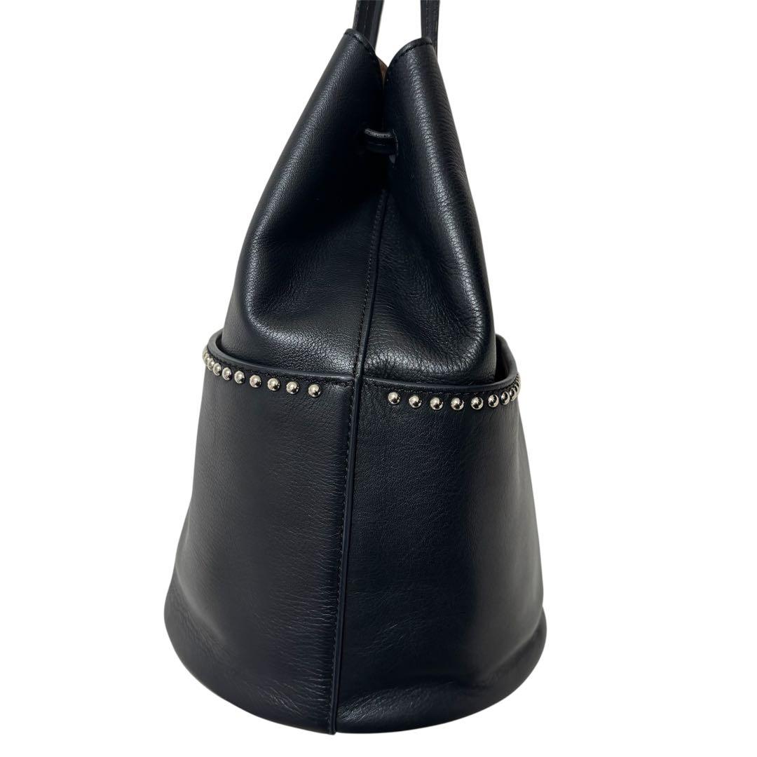 J&M DAVIDSON ミニデイジー スタッズ ショルダーバッグ ブラック