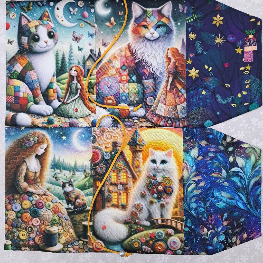 sa⑫ブックカバー、ポーチ