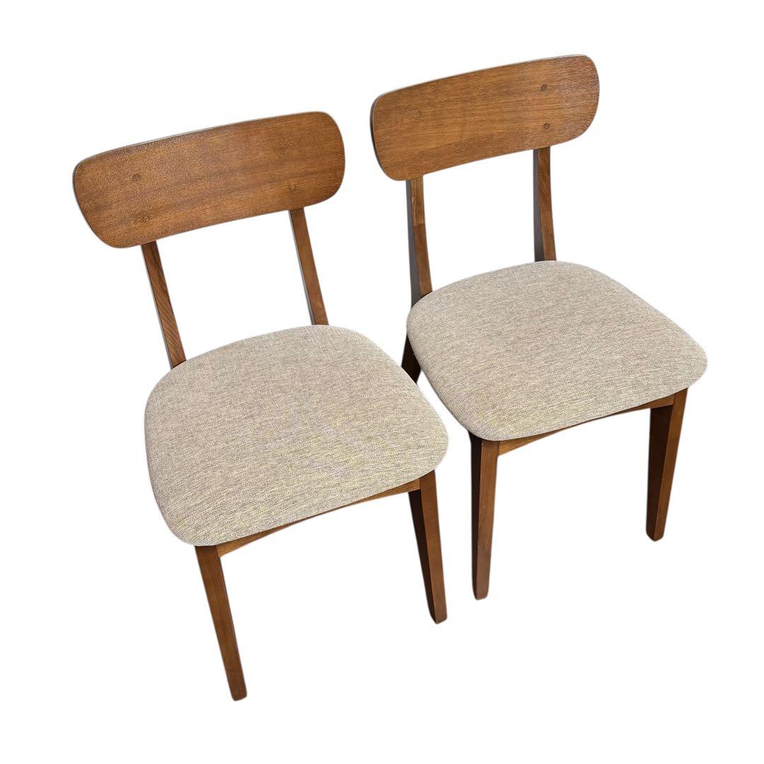 【廃盤】unico ウニコ FIXダイニングチェア 2脚セット