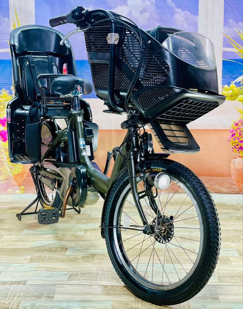 ヤマハパスキス⭐️人気モデル！子供乗せ電動アシスト自転車Y3055