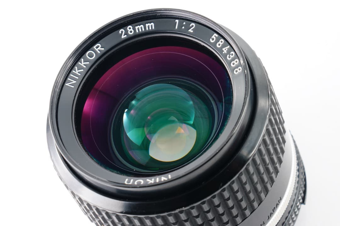 【寄れる】Nikon Ai-s Nikkor 28mm F2 ニコン 388