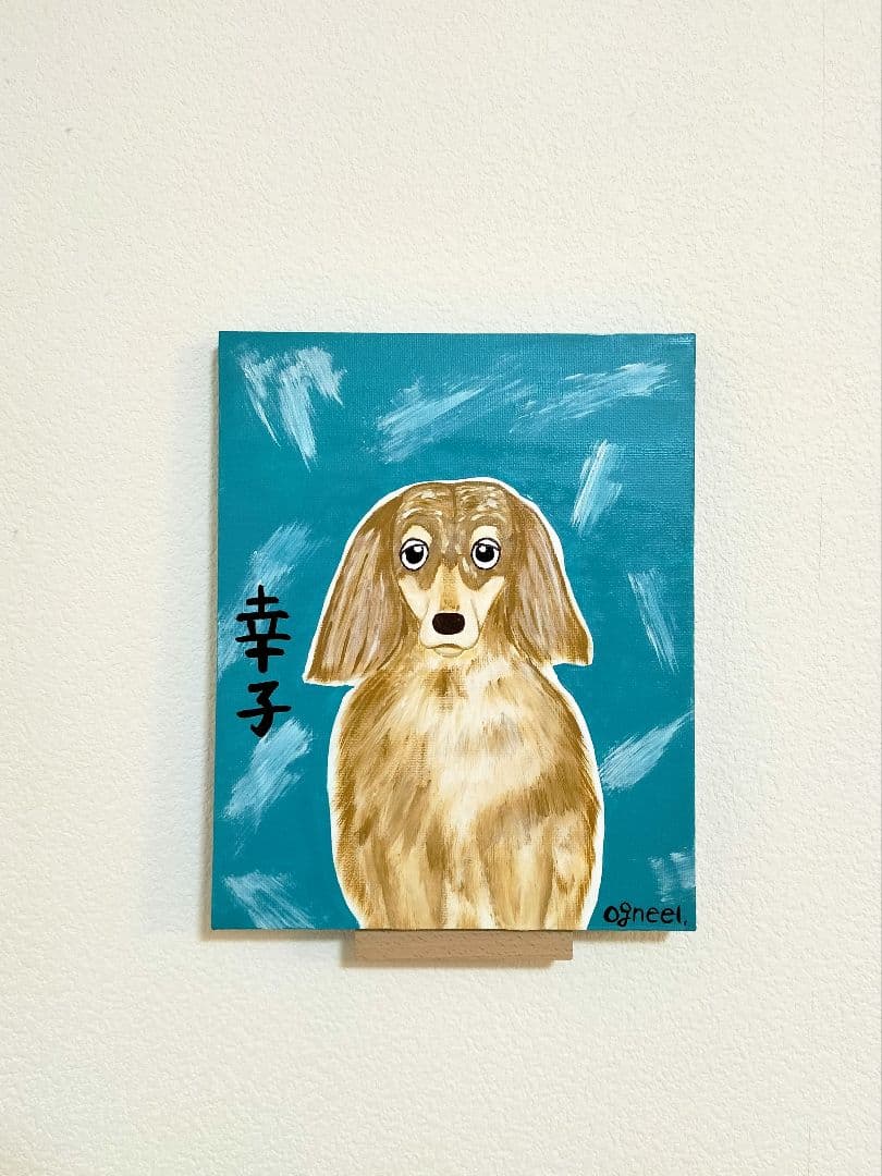 まるまる　2点まとめ　アクリル画