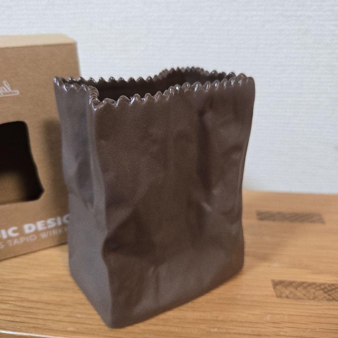 レア‼【未使用】 ローゼンタール(PAPER BAG VASE) フラワーベース