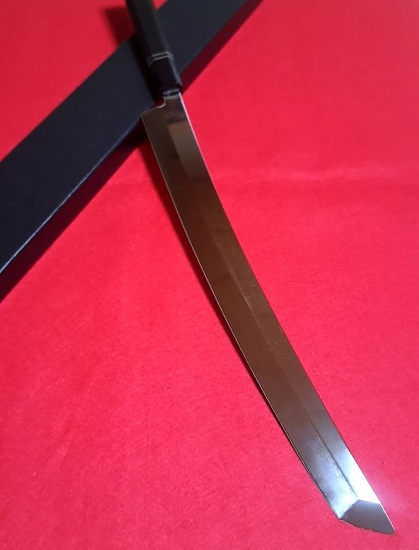 上*村様 VG10 本焼 先丸 柳刃包丁 尺三寸 390mm 鬼反り 全鏡面 黒