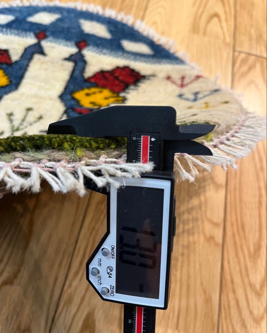 【キャンペーン】ペルシャ　アマレバフト　円形　40×39　孔雀　生命の木