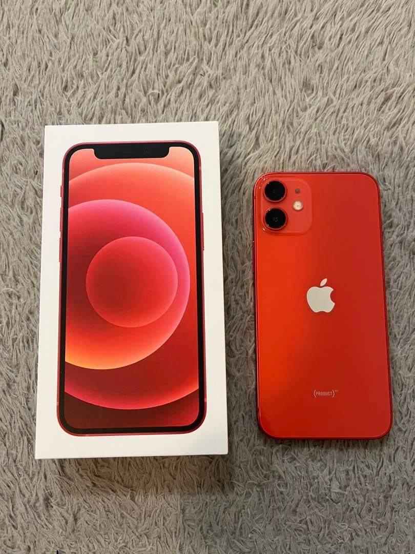 Apple iPhone 12mini レッド 本体