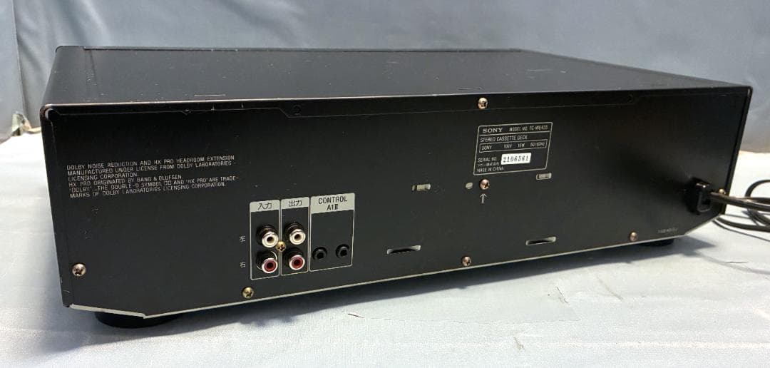【動作OK！！】ダブルカセットデッキ　SONY　ソニー　TC-WE435