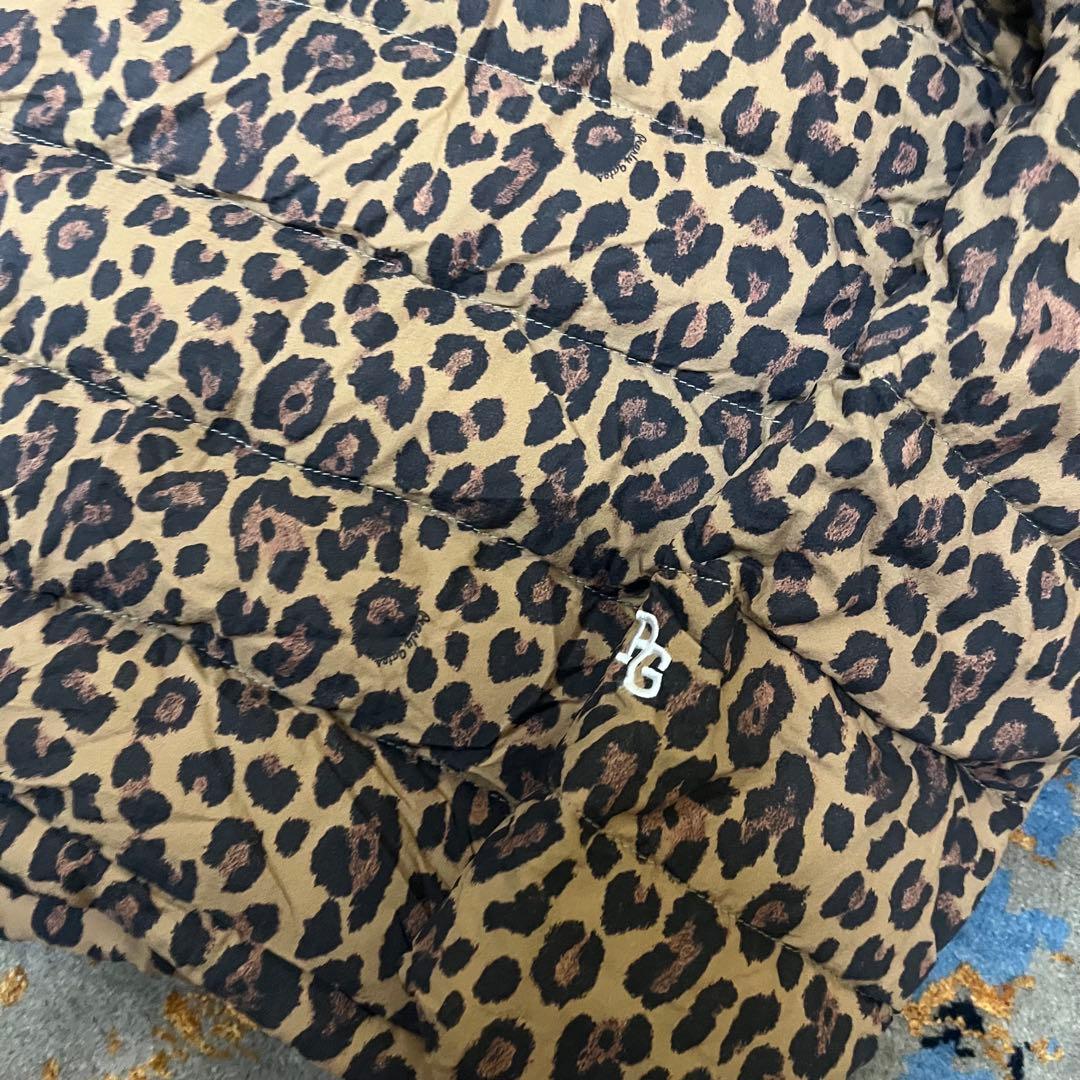 pearly gates パーリーゲイツ ダウン レオパード レディース ベスト