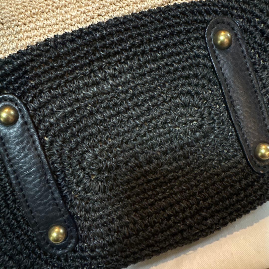 予約品　VIOLA d'ORO 新品未使用　編み込みデザイン バッグ