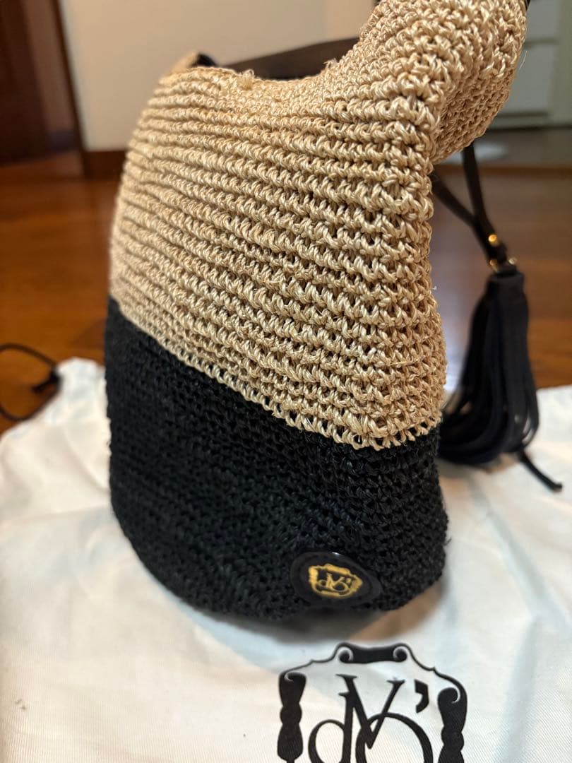 予約品　VIOLA d'ORO 新品未使用　編み込みデザイン バッグ