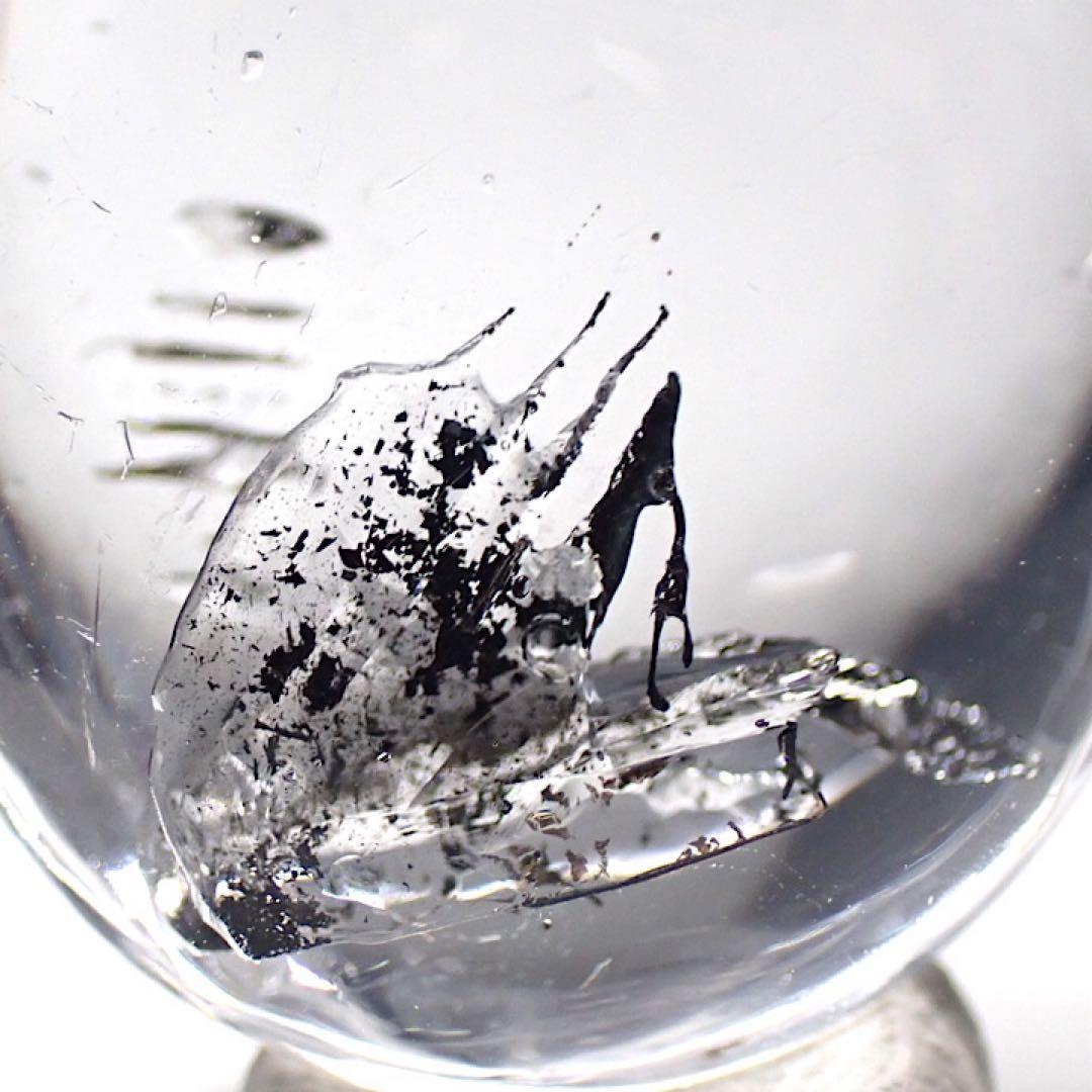 【ブラジル産】カーボンインクォーツ(ウォーターインクォーツ)