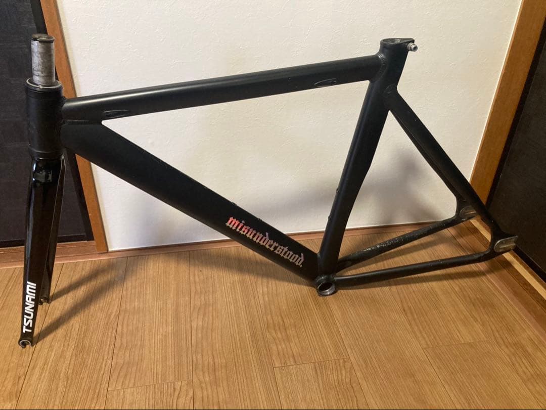 ピストバイク用 フレーム＋TSUNAMIフォークセット