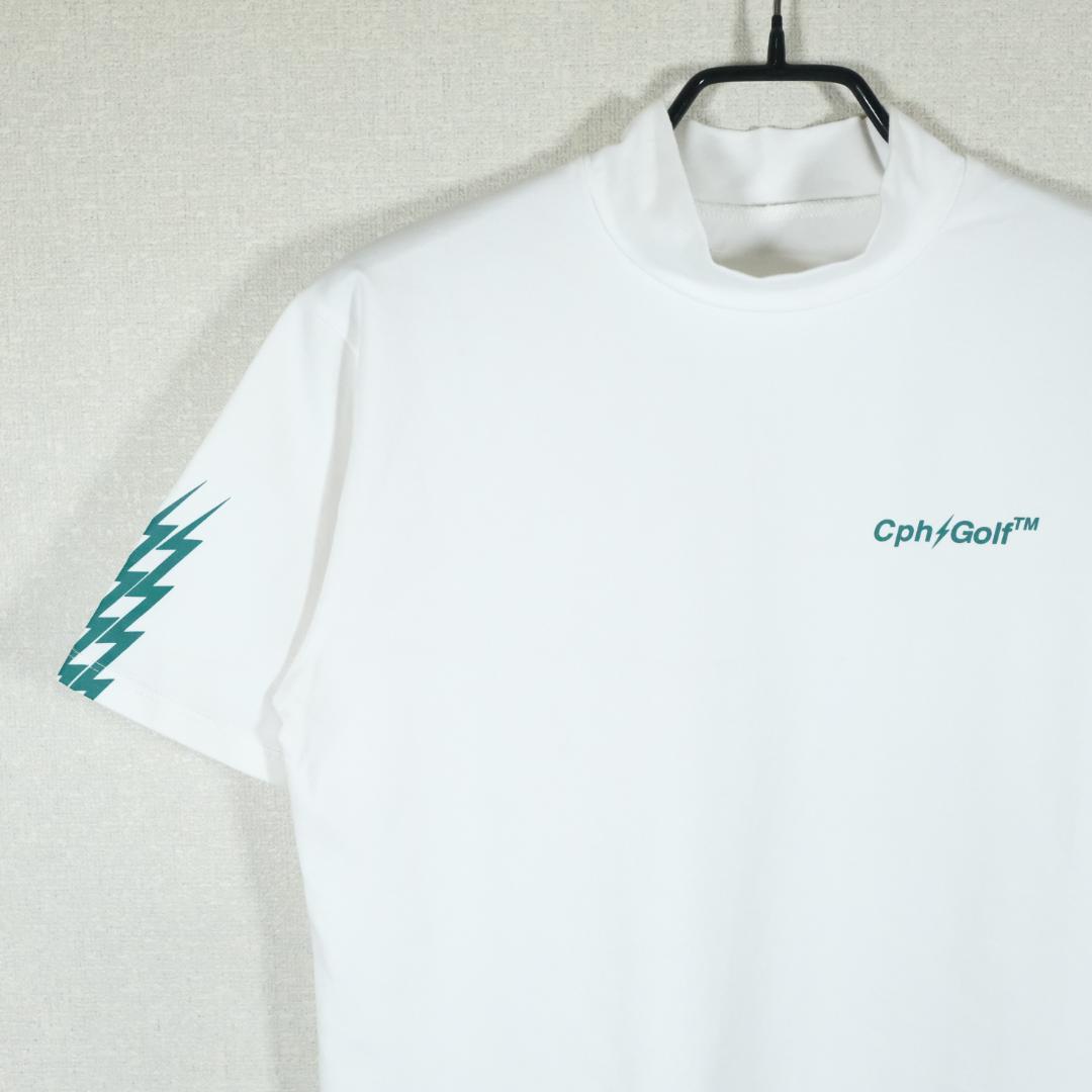 CPH/GOLF ウーマン サンダー ストライプ モック ネック ティー S