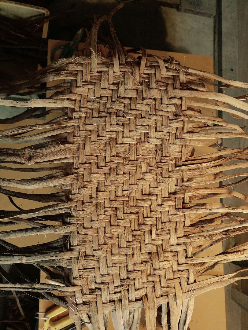 たけさくさま専用。信州安曇野の山葡萄かごバック。里山手仕事